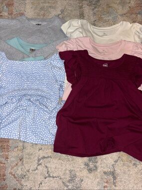 Set of 6 Girls size Large tops